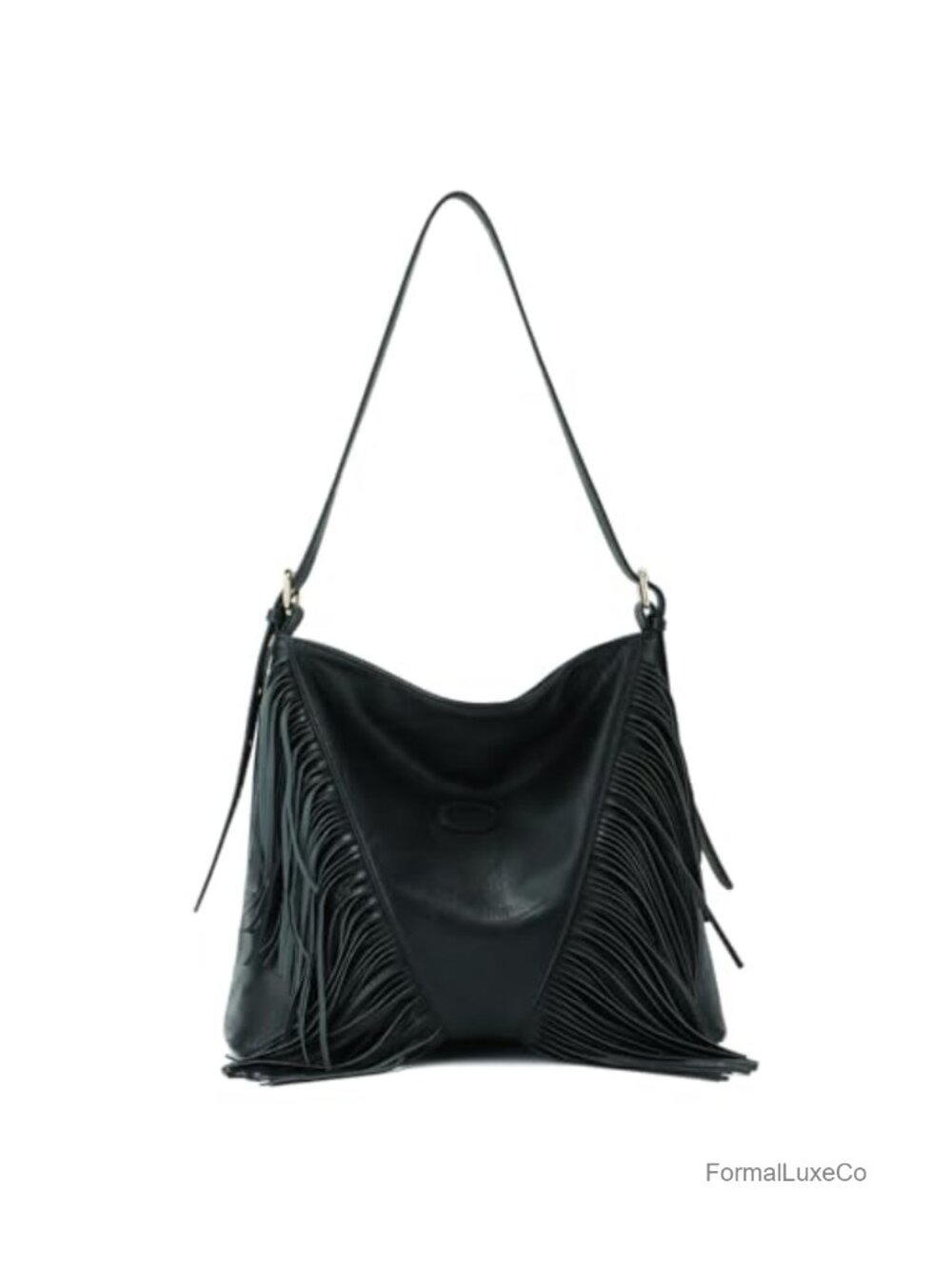 Vintage Fringe Hobo Bag Women Tassel Crossbody Purse Pu Leather Shoulder Bag